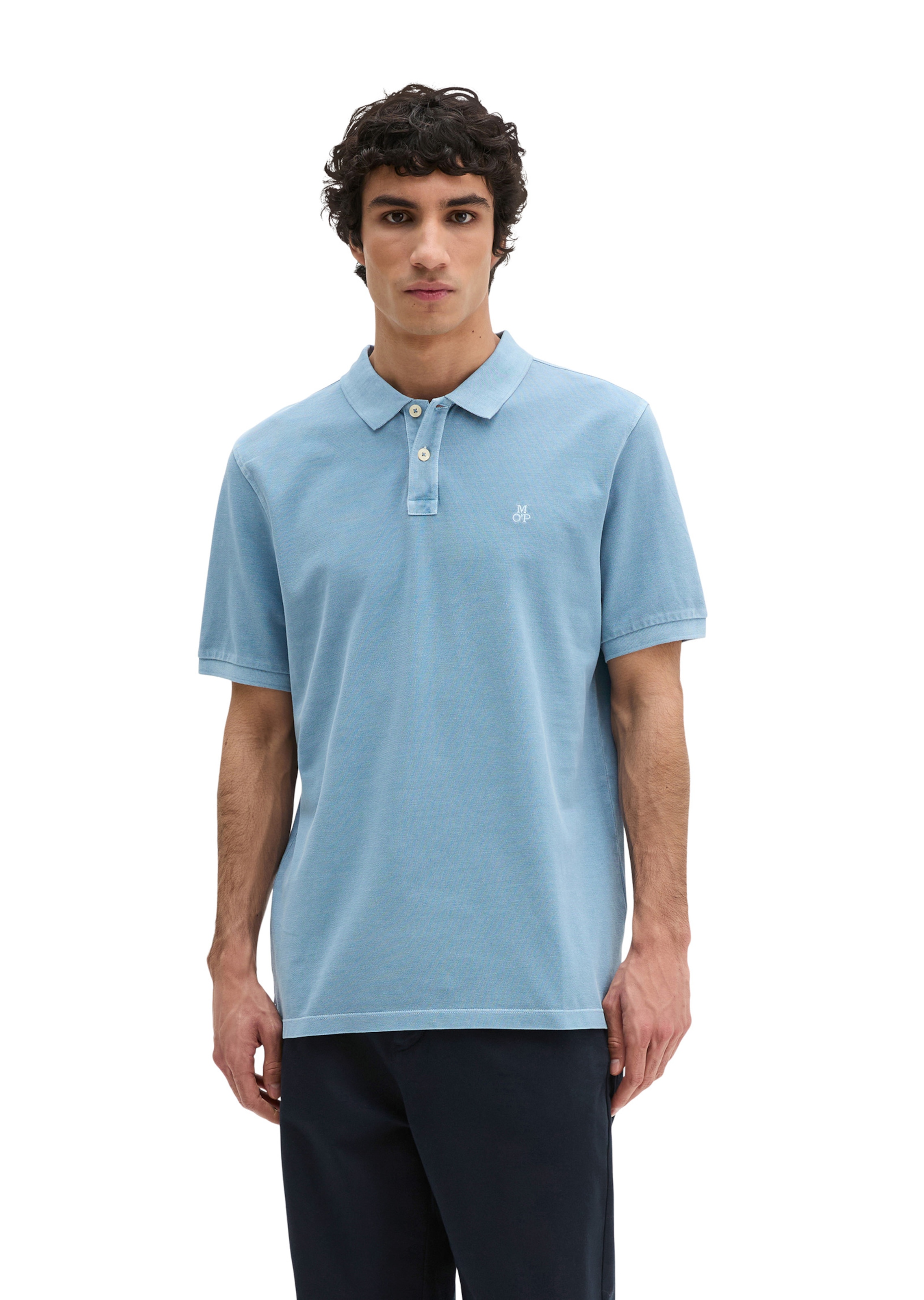 Marc O'Polo Shirt in Blauw: voorkant