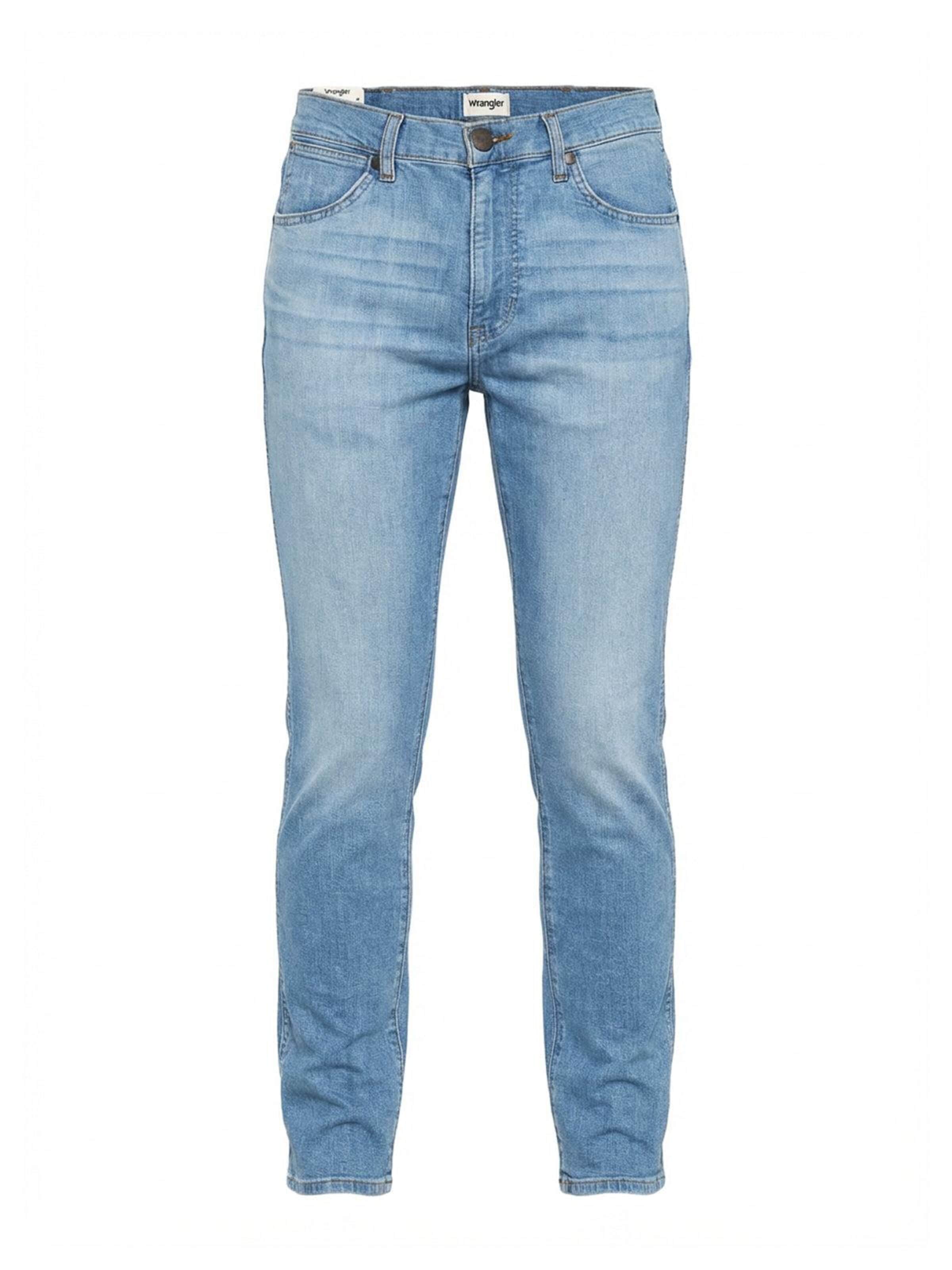 WRANGLER Slimfit Jeans 'Light & Supersoft LARSTON SLATE SHADE'‌‌‌‌‌ in Blau: Vorderseite