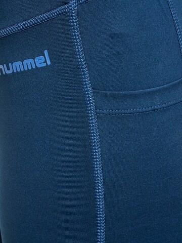 Hummel Skinny Sporthose 'MT Mabley' in Blau