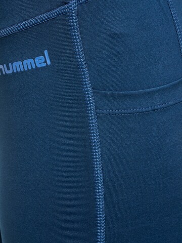 Hummel Skinny Sportbroek 'MT Mabley' in Blauw