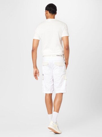 CAMP DAVID Regular Cargo Pants in White