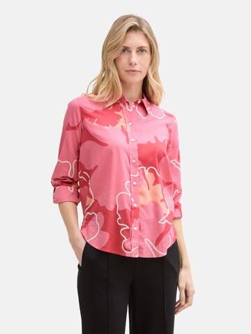 TOM TAILOR Blouse in Roze: voorkant