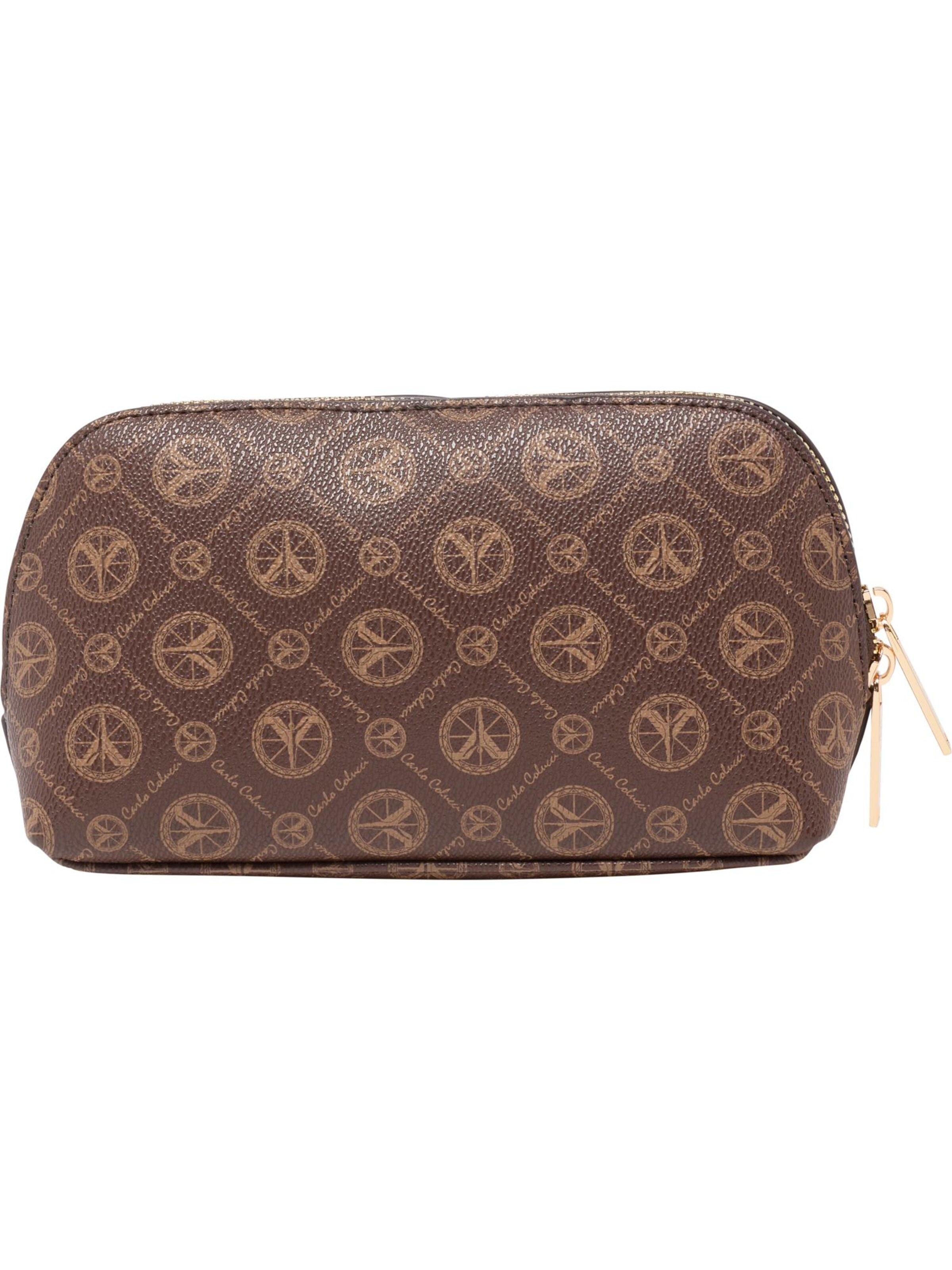 Carlo Colucci Toiletry bag 'Anno ' in Brown
