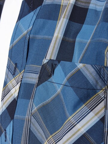 Jan Vanderstorm Comfort fit Button Up Shirt 'Jorvar' in Blue