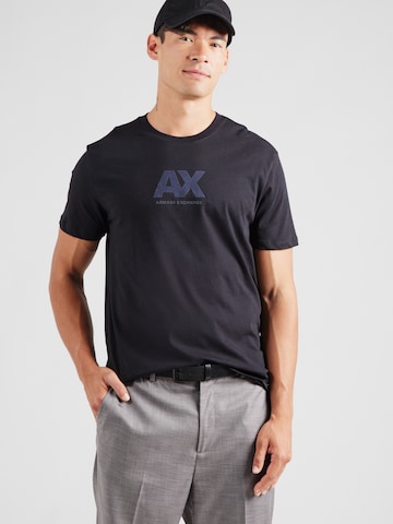 ARMANI EXCHANGE Shirt in Black: front