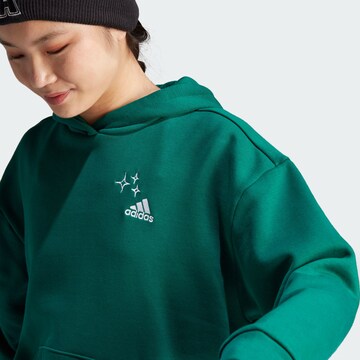 ADIDAS SPORTSWEAR Sportovní mikina 'Scribble Embroidery Fleece' – zelená