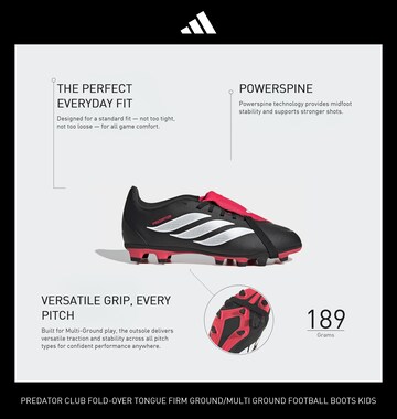 ADIDAS PERFORMANCE Спортивная обувь 'Predator Club' в Черный