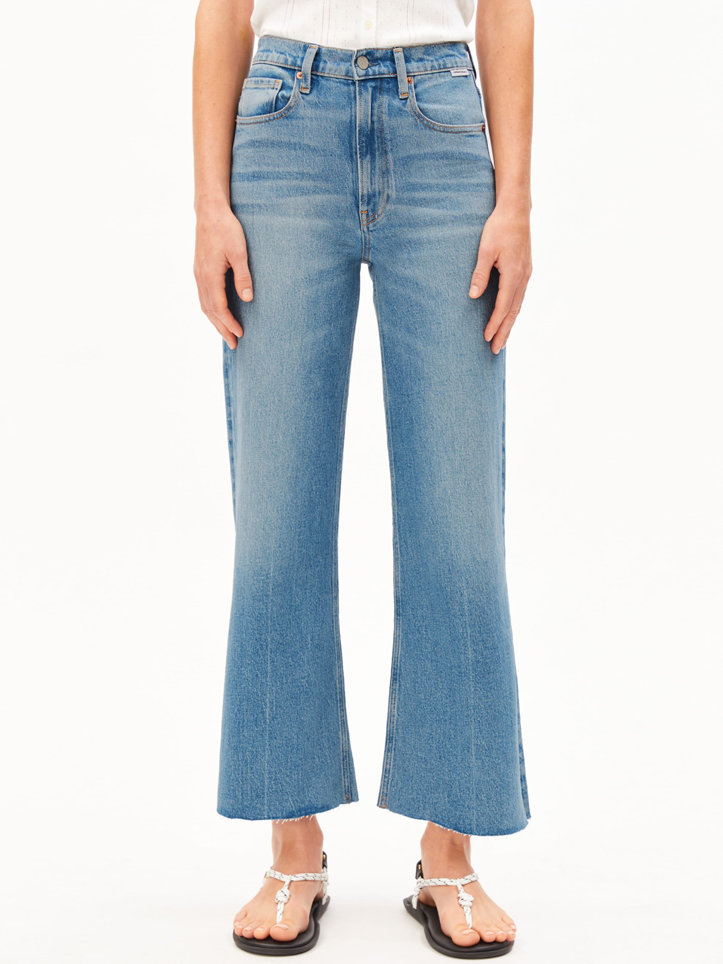 ARMEDANGELS Loosefit Jeans MURLIAA CROPPED in Blau