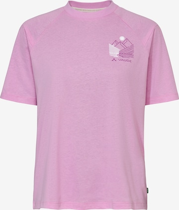VAUDE Performance shirt 'Cyclist ' in Pink: front