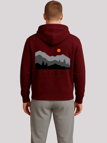 Sweat-shirt 'Escape Discover the World' F4NT4STIC en marron