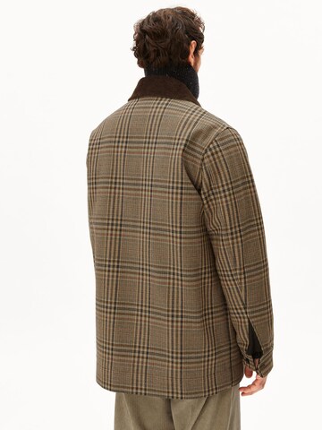 ARMEDANGELS Between-seasons coat 'CHECK' in Brown