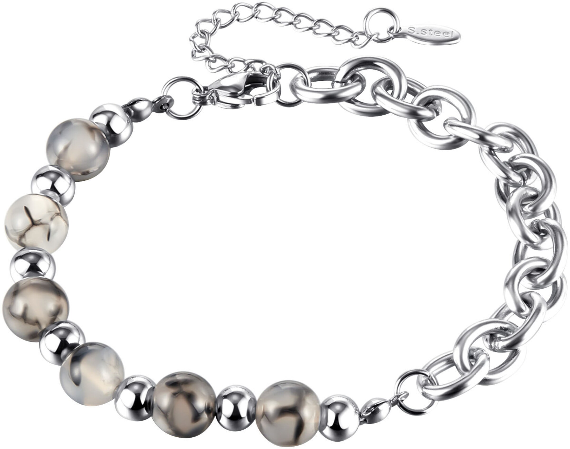 FIRETTI Bracelet in Silver: front