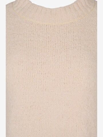 Pull-over 'Teddy' Zizzi en beige