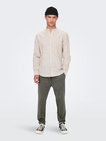 Regular Pantalon 'Linus' Only & Sons en gris