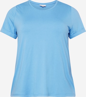 ONLY Carmakoma Тениска 'CARMA' в синьо: отпред