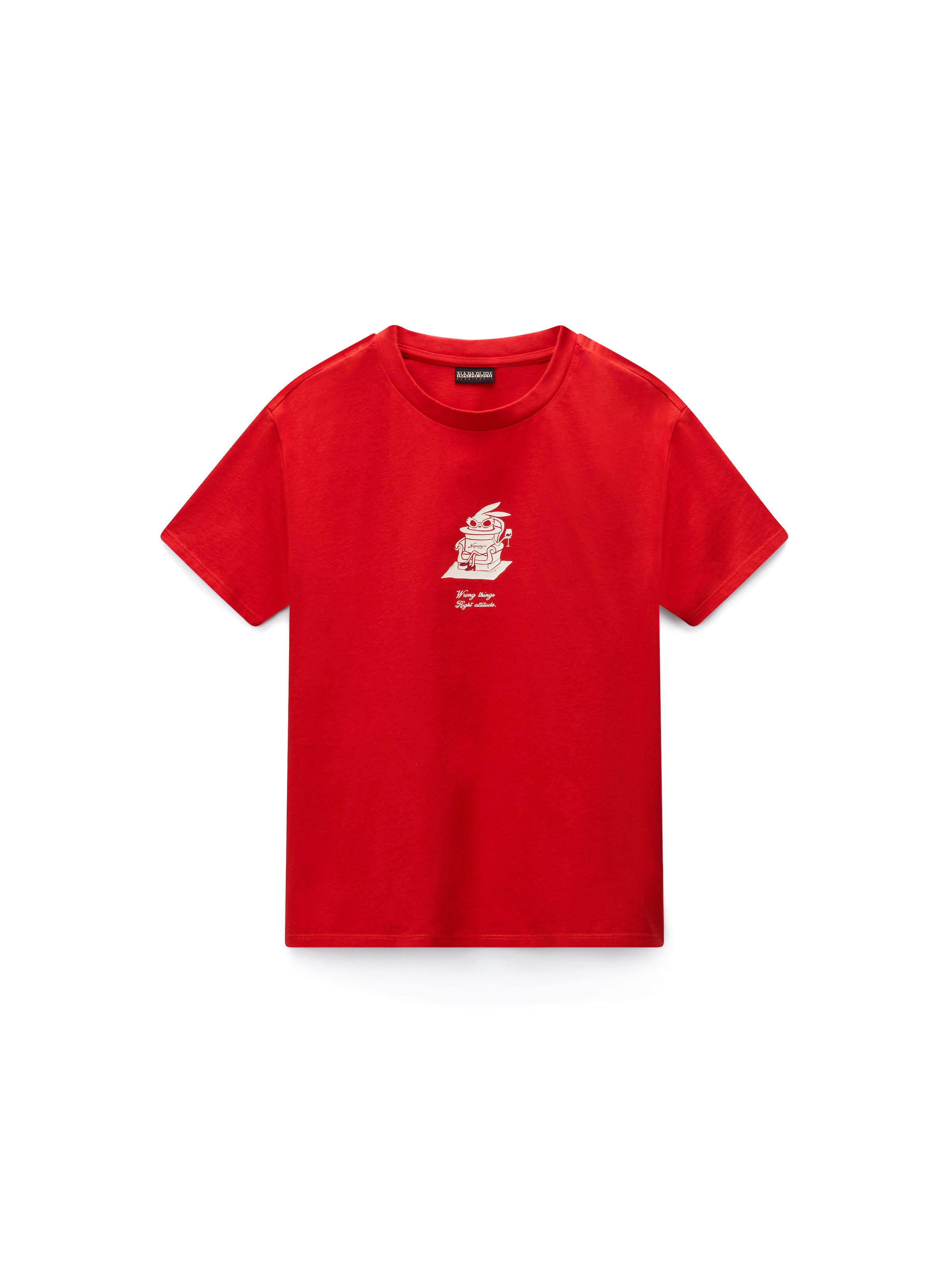 NAPAPIJRI Tričko 'S-ANTIMONY SS W' - Červená: predná strana