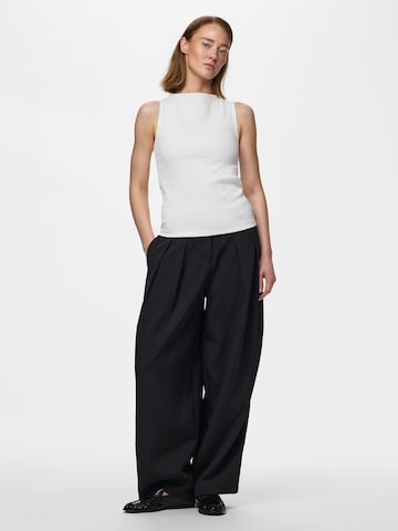 Top 'PCMay' di PIECES in bianco