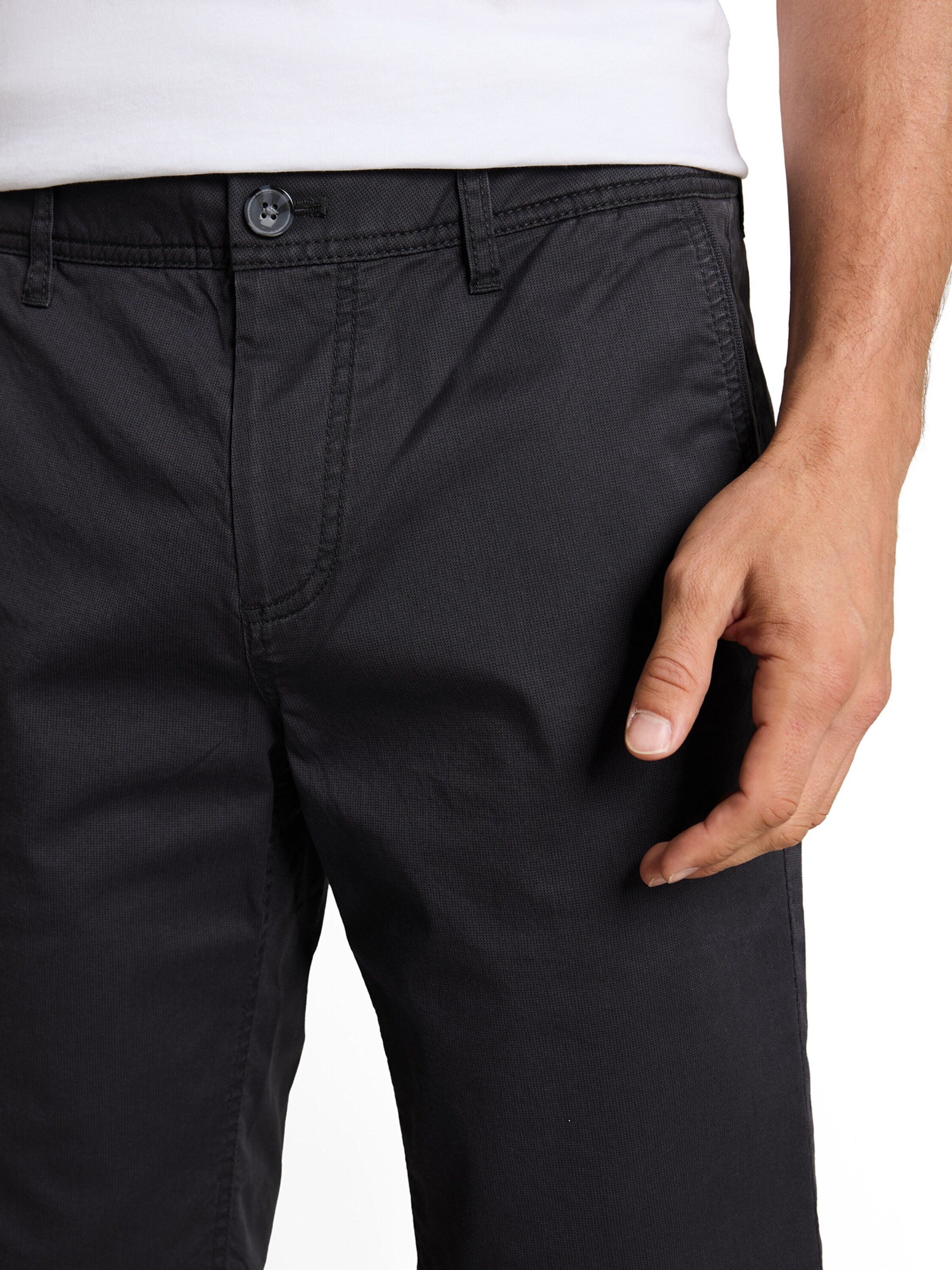 TOM TAILOR Обычный Брюки-чинос в Серый