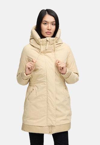 Manteau d’hiver 'Winterprinzessin 14' NAVAHOO en beige : devant