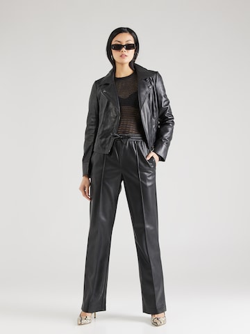 River Island Regular Trousers in Black