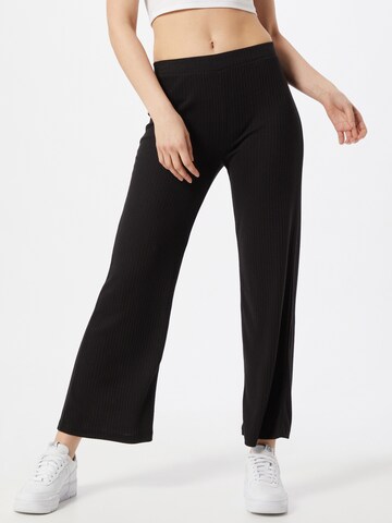 PIECES Wide leg Pants 'Molly' in Black: front