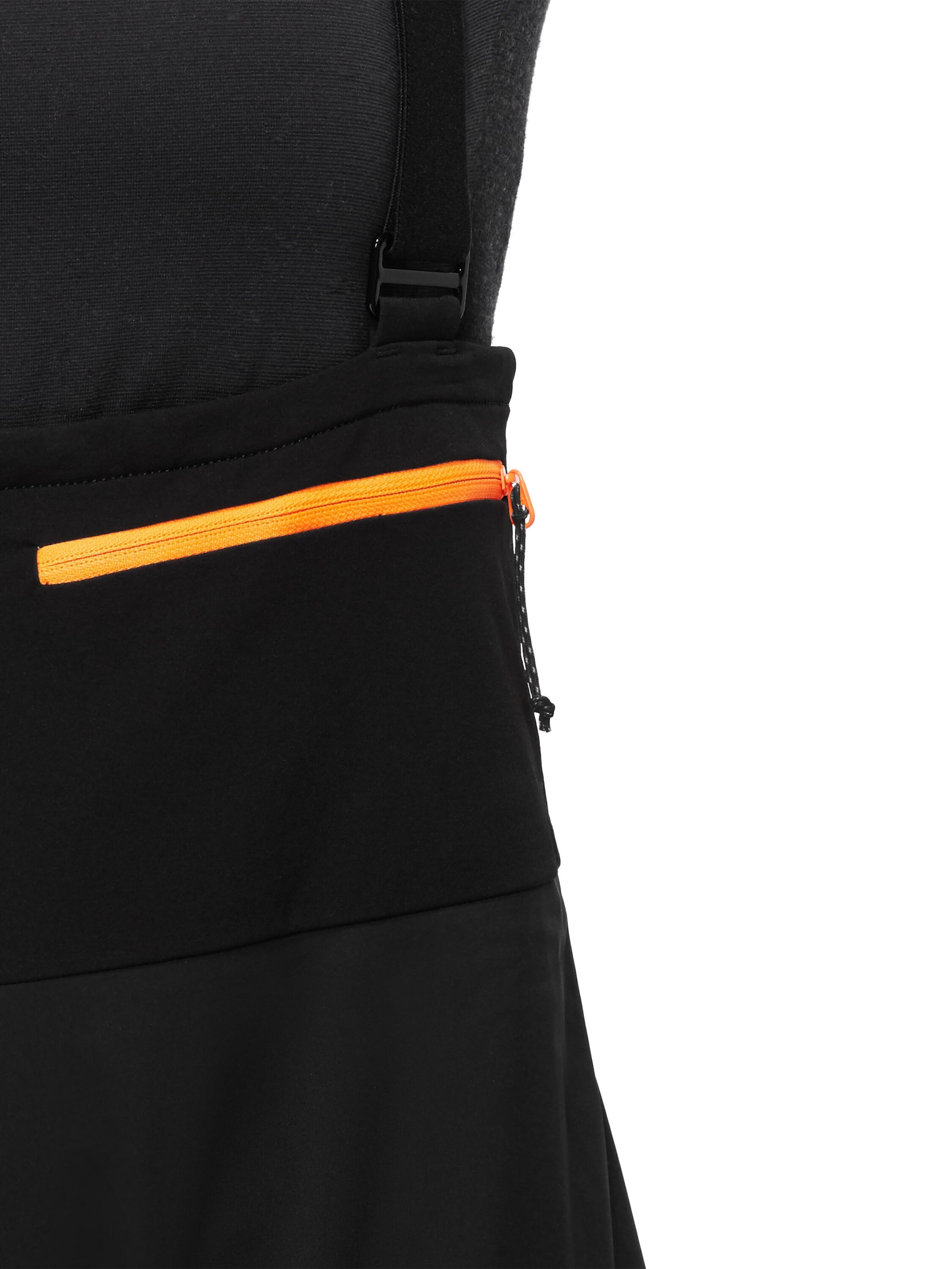 MAMMUT Regular Outdoor Pants 'HS Bib' in Black