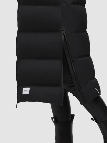 khujo Wintermantel in Schwarz
