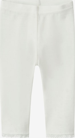NAME IT - Skinny Leggings 'NBFWang' en blanco: frente