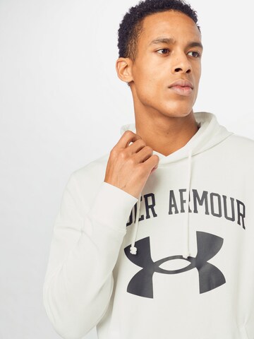 UNDER ARMOUR Athletic Sweatshirt 'Rival' in White