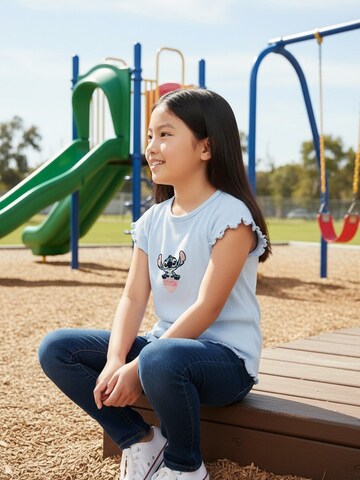Disney Lilo & Stitch Shirt 'Ripp Heart' in Blue