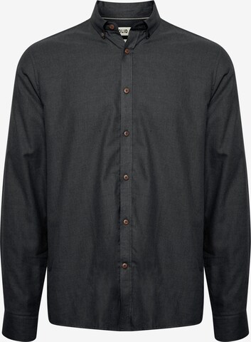 !Solid Regular fit Button Up Shirt 'Pete' in Black: front