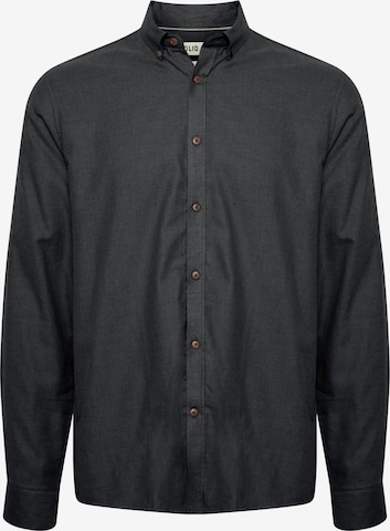 !Solid Regular fit Button Up Shirt 'Pete' in Black: front