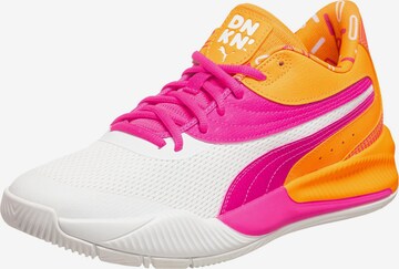 PUMA High-Top Sneakers 'Triple x Dunkin' in White: front