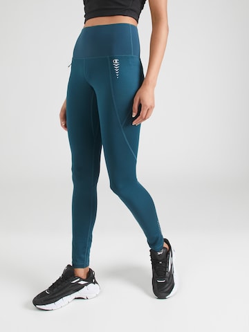 Champion Authentic Athletic Apparel - Skinny Calças de desporto em azul: frente
