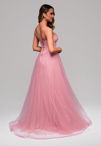 Ombre Evening dress in Pink