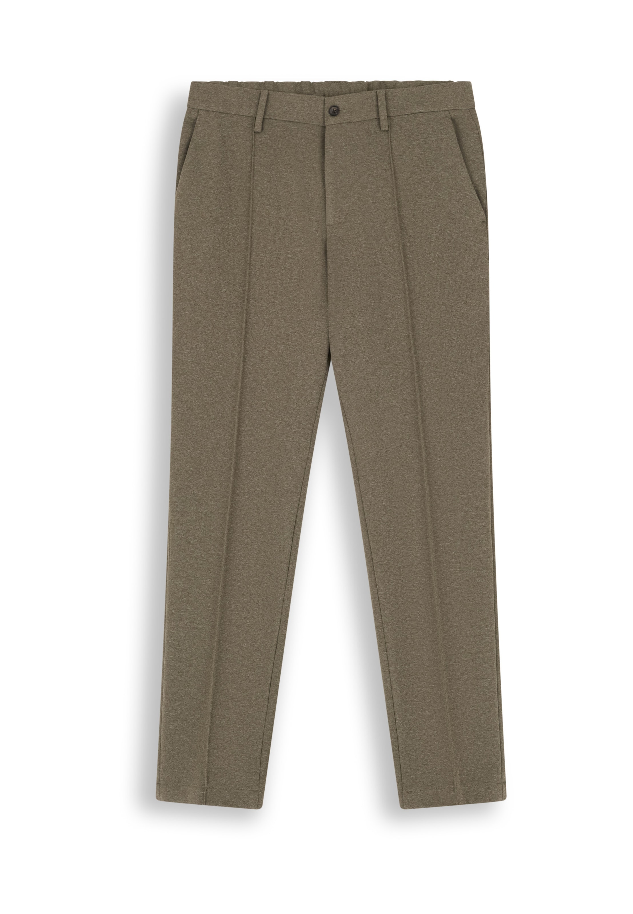 Boggi Milano Regular Chino in Bruin: voorkant