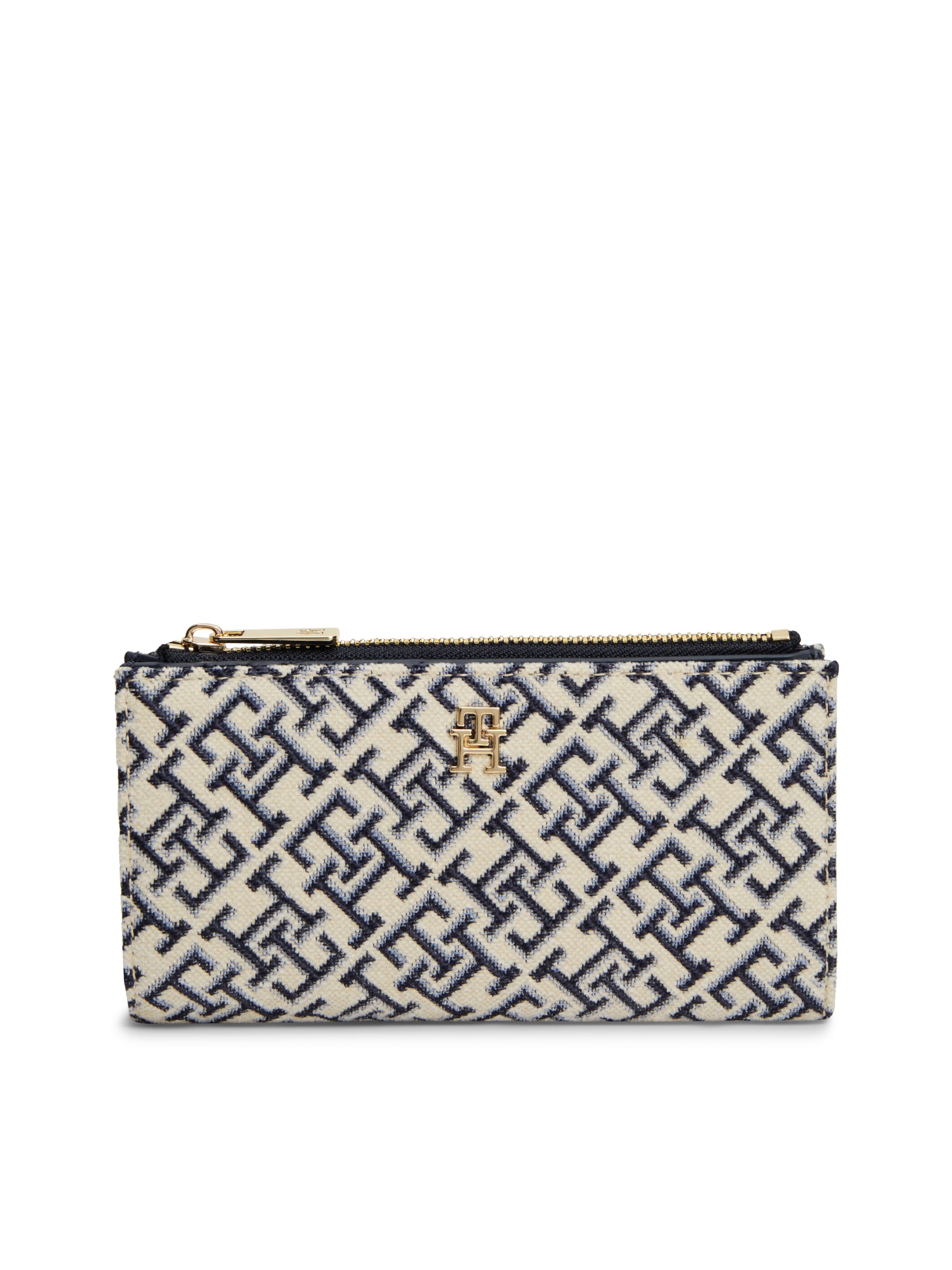TOMMY HILFIGER Tegnebog 'JACQUARD' i One Size i navy / hvid, Produktvisning