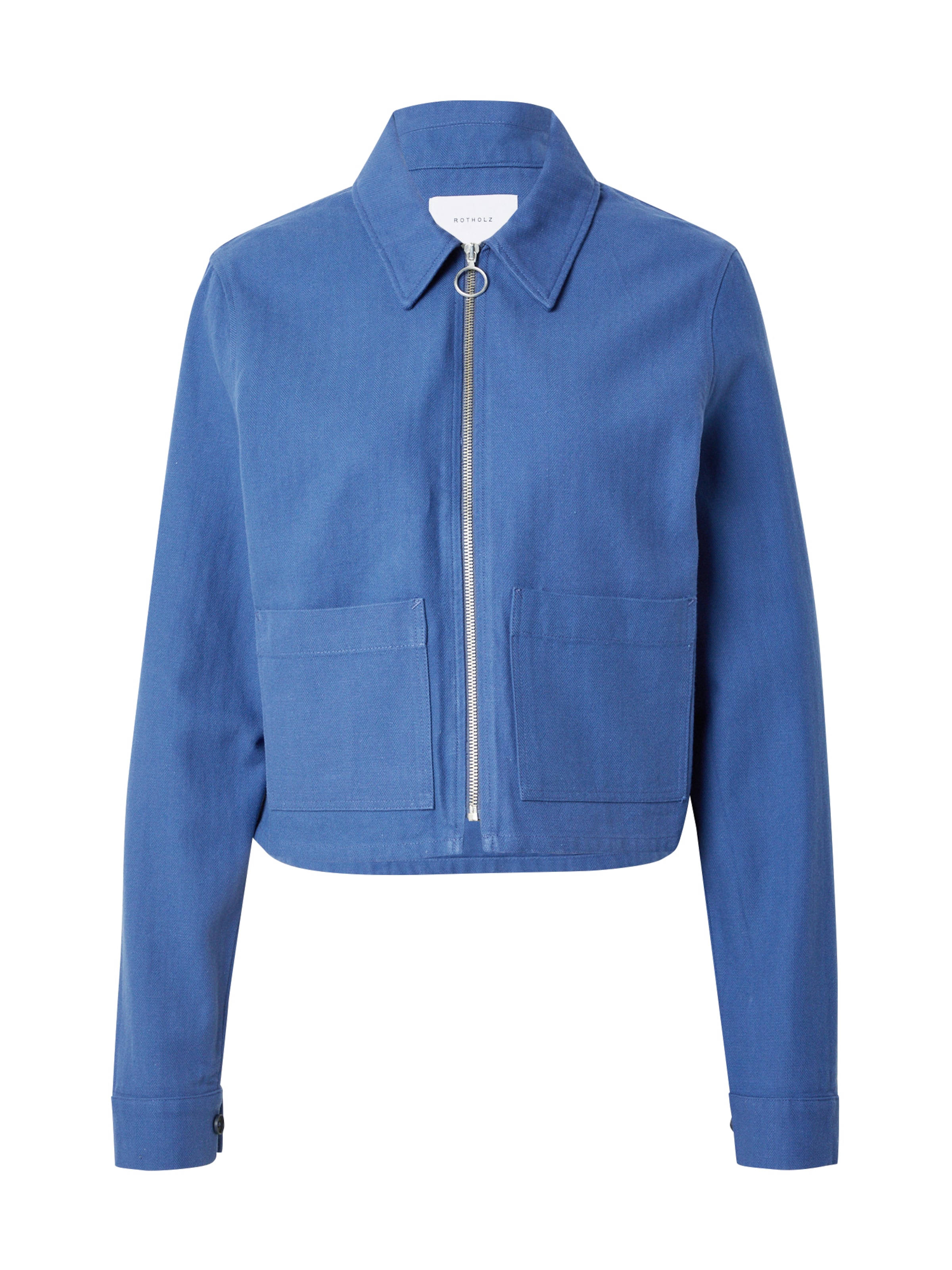 Rotholz Φθινοπωρινό και ανοιξιάτικο μπουφάν σε μπλε: μπροστά