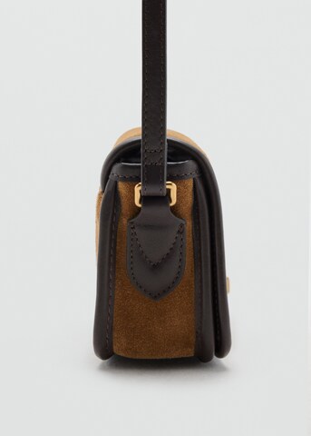 MANGO Crossbody bag 'TERESA' in Brown