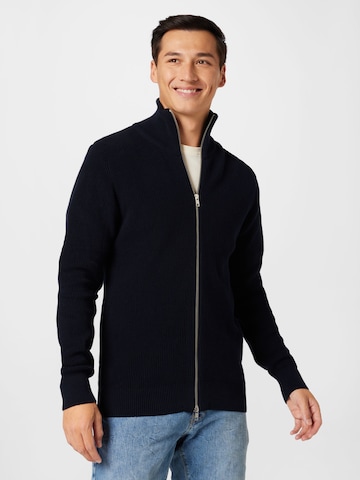 Clean Cut Copenhagen Gebreid vest 'Mario' in Blauw: voorkant