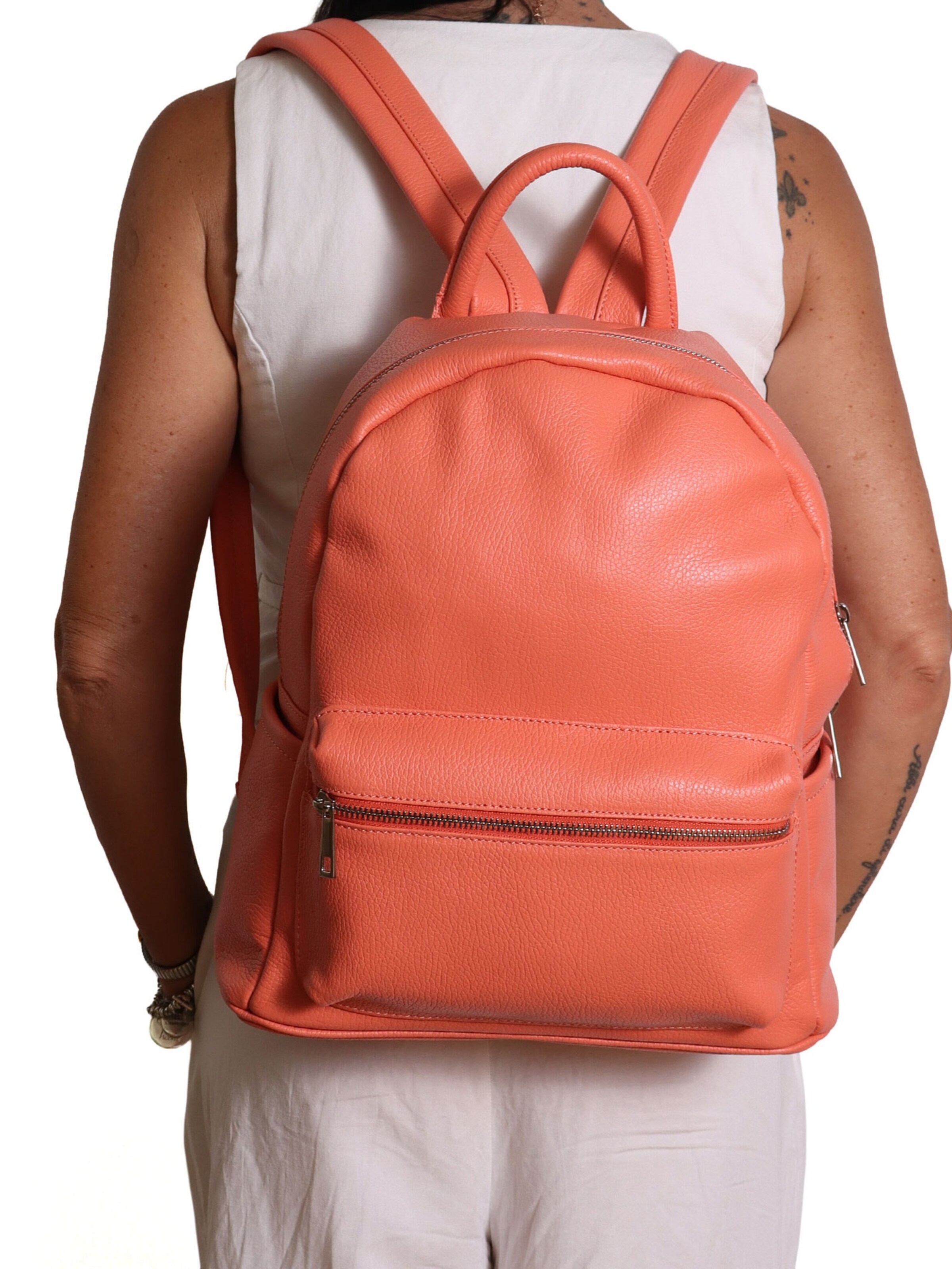 Gave Lux Backpack in Orange: front