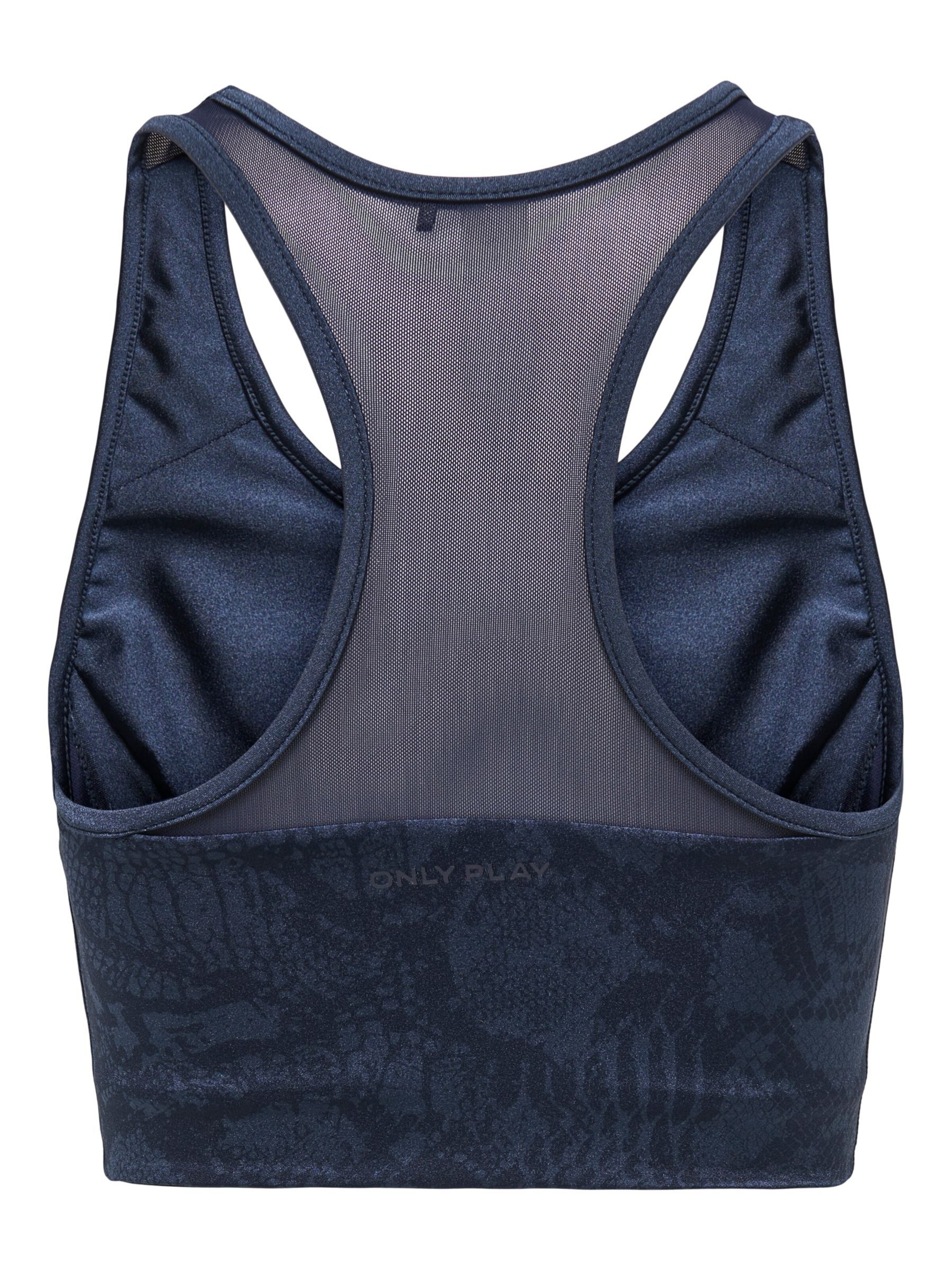 ONLY PLAY - Sujeción media Sujetador deportivo 'ONPFire-2' en azul