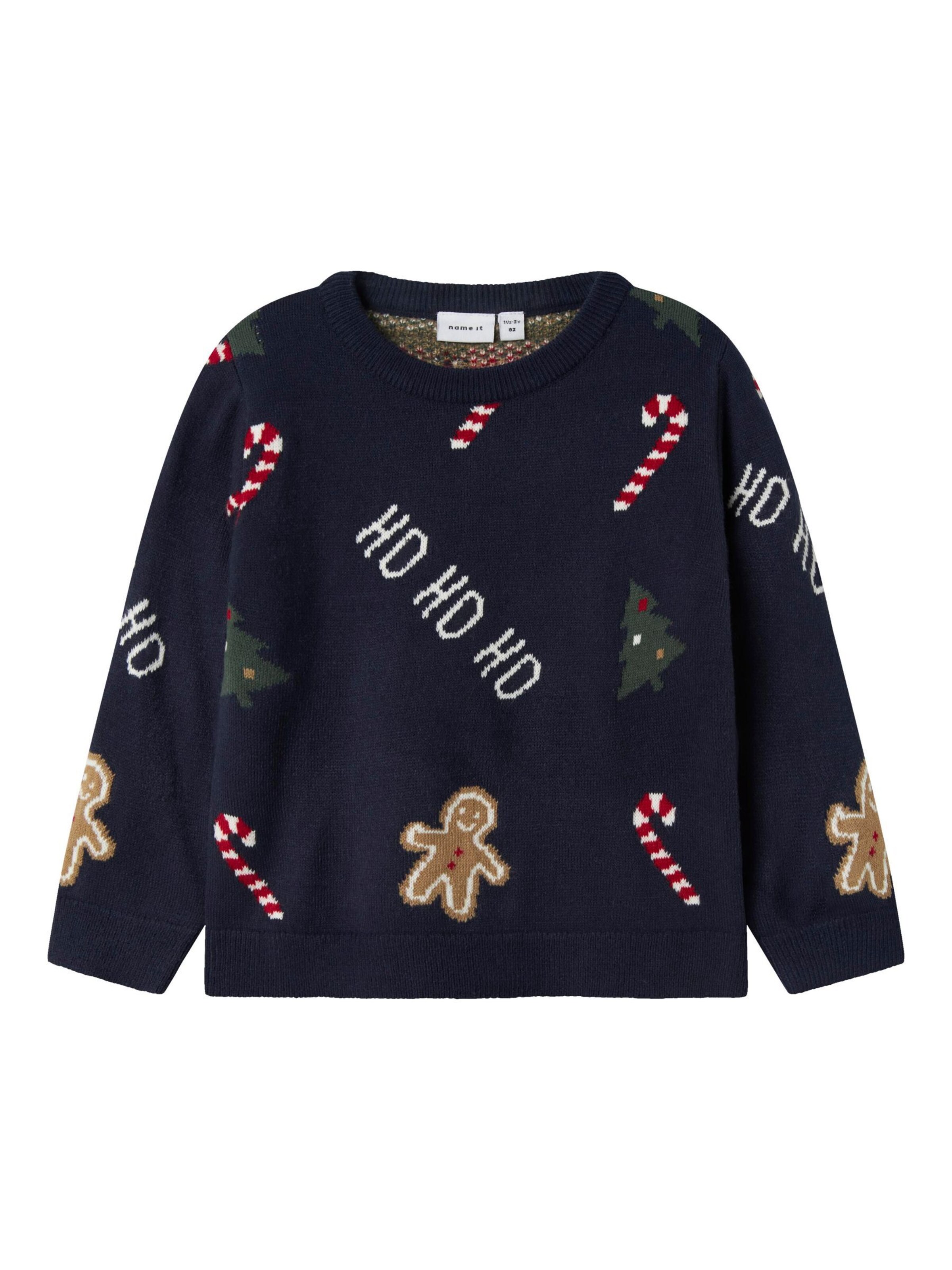 Pull-over NAME IT en bleu : devant