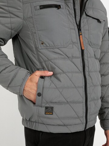 CAMEL ACTIVE Steppjacke mit Stehkragen in Grau