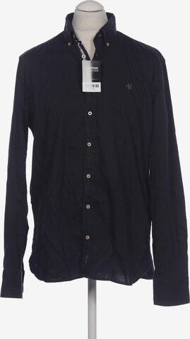 Marc O'Polo Button Up Shirt in XL in Blue: front