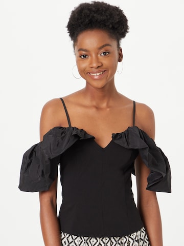 River Island Top in Zwart: voorkant