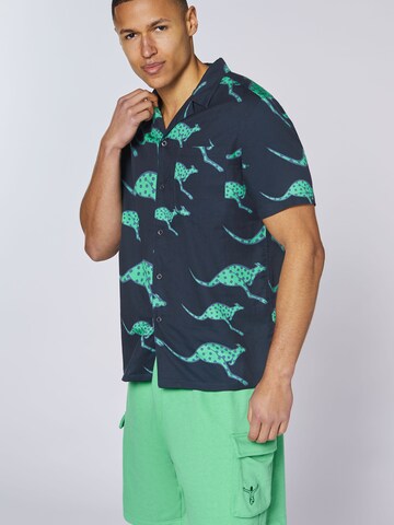 CHIEMSEE Regular fit Button Up Shirt in Blue