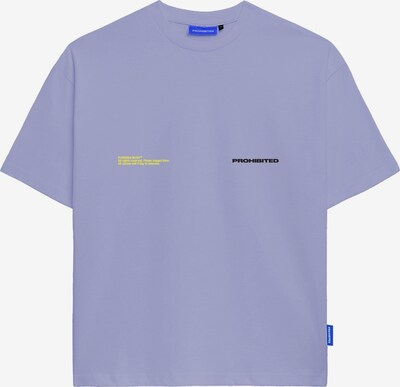 Prohibited Shirt in Yellow / Lilac / Black, Item view
