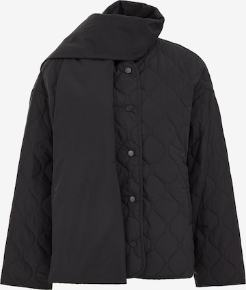 juoda WE Fashion Demisezoninė striukė: priekis