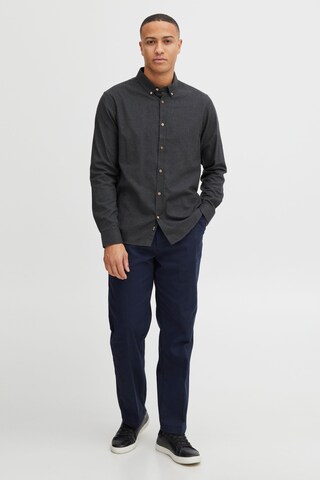 !Solid Regular fit Button Up Shirt 'Pete' in Black